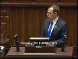 Cezary Olejniczak - Wystąpienie z dnia 06 grudnia 2013 roku.