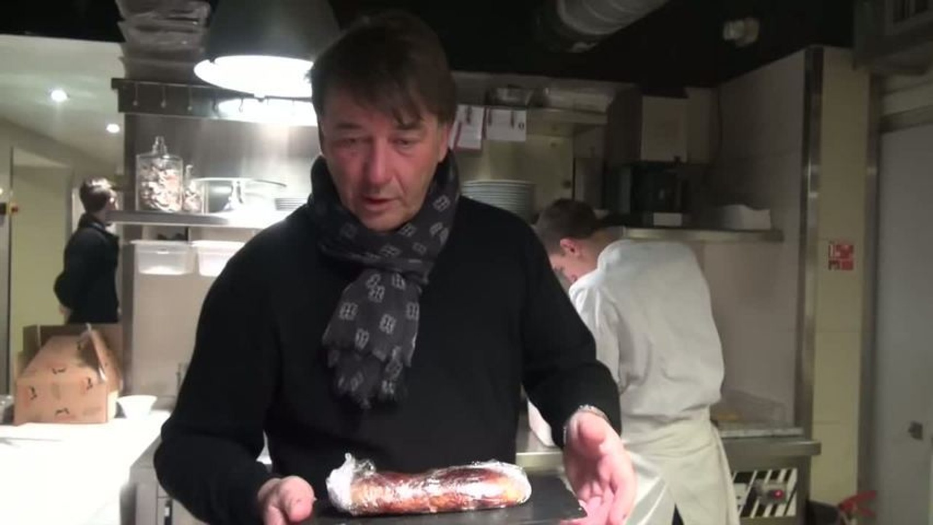Le foie gras d'Apicius en 5 mn avec Jean-Pierre Vigato - Vidéo Dailymotion