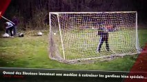 Une machine à entrainer les gardiens bien spéciale !