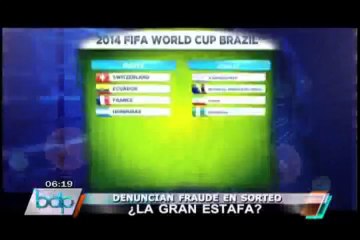 Mundial Brasil 2014: este es el video que explica el supuesto fraude en el sorteo de grupos
