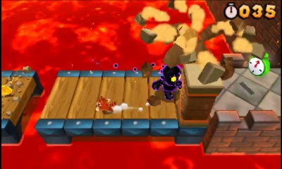 Super Mario 3D Land Walkthrough (3DS HD 1080p) Special World 8-3 All Star Coins 100%