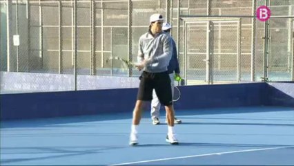 Rafael Nadal is preparing for the new tennis season in Mallorca