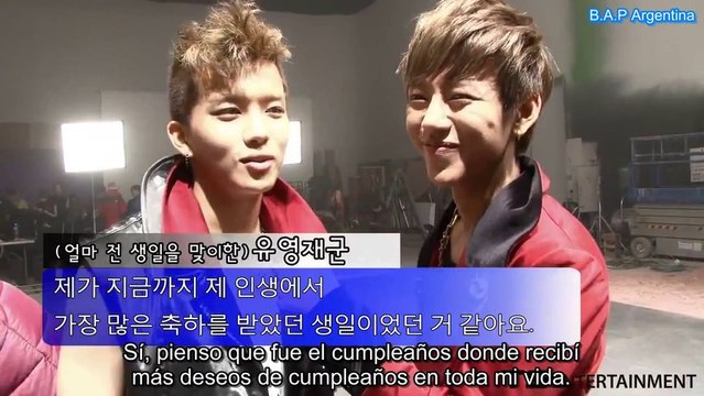 [ESP] B.A.P - One Shot Album Cover Shoot Making