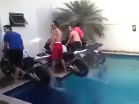 Splashing Water With Bikes By Hot Desi Video