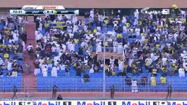 هدف #النصر الثالث على #نجران #كأس ولي العهد 2013 - 2014 دور ال 16