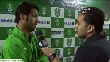 تصريح المنسق الإعلامي ( فهد الزهراني ) بعد لقاء الأهلي والعروبة