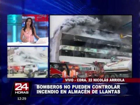 Incendio en almacén de llantas: Sedapal puso a disposición camiones cisternas