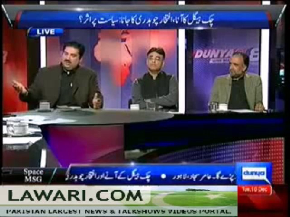 DUNYA @8 WITH MALICK (IFTAKAR CHUDHRY KA JANA- SIYASAT PE ASSAR--) – 10TH DECEMBER 2013