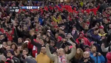 Gol Alejandro Domínguez de penalti (OLY 3-1 AND)