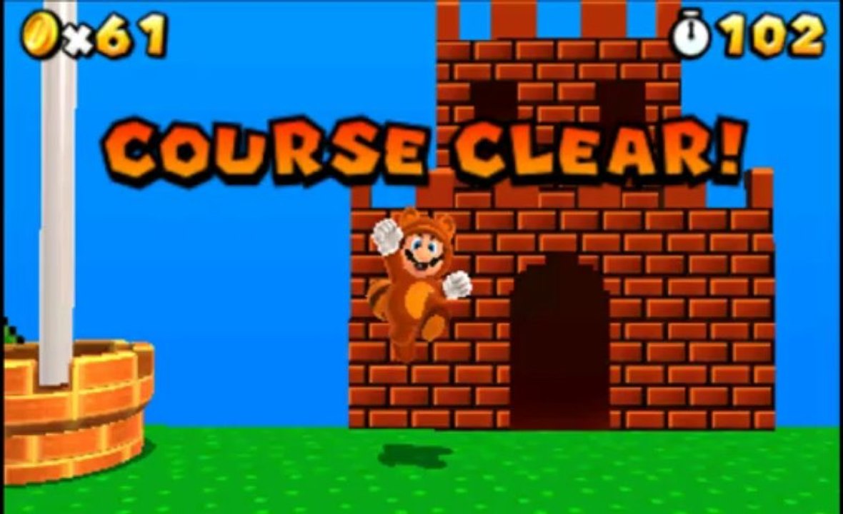 Super Mario 3D Land Walkthrough (3DS HD 1080p) World 2-3 All Star Coins 100%