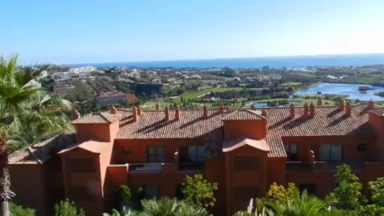 La vue du complexe Flamingos à Benahavis