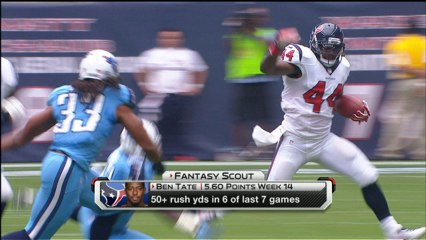'NFL Fantasy Live': Fantasy scout