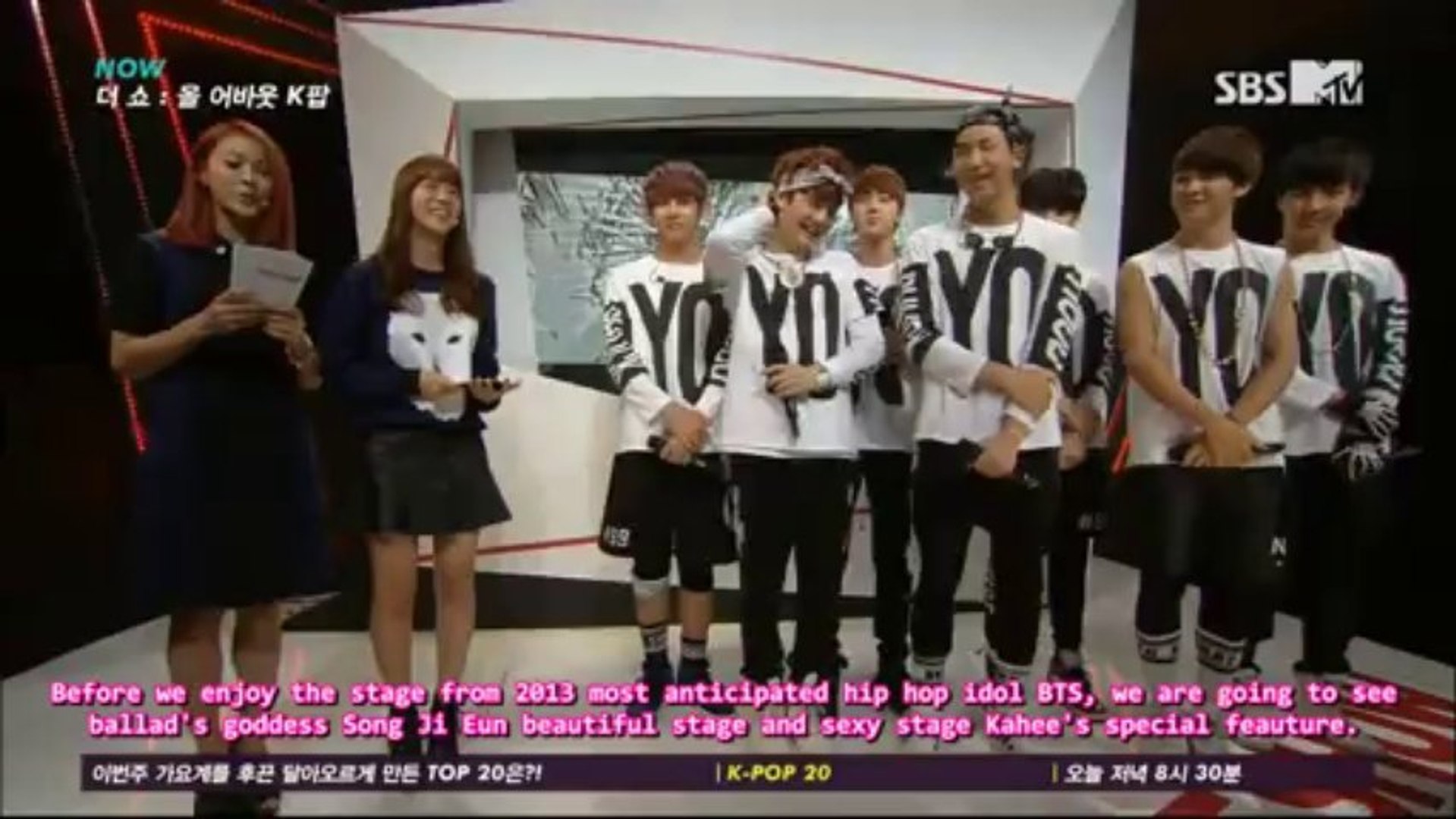 ENG SUB] 131022 The Show 60 Second Interview - video Dailymotion