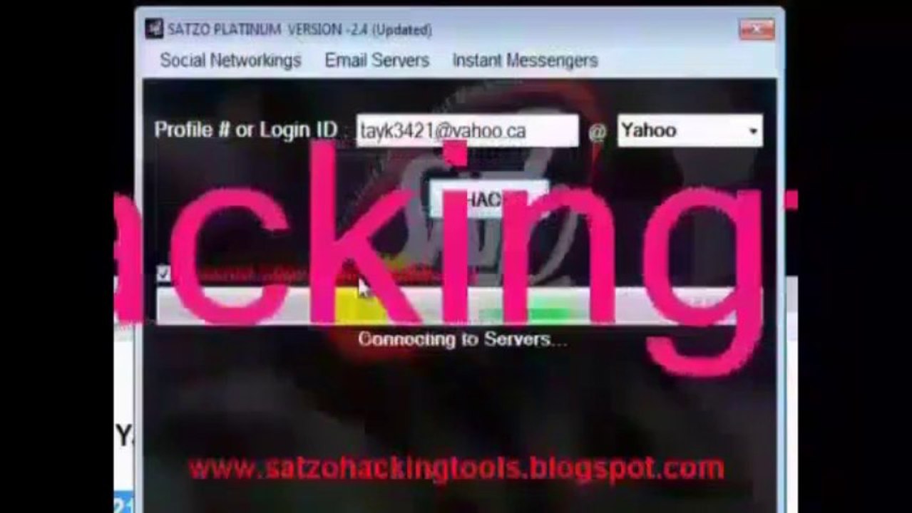 Hack Yahoo Free
