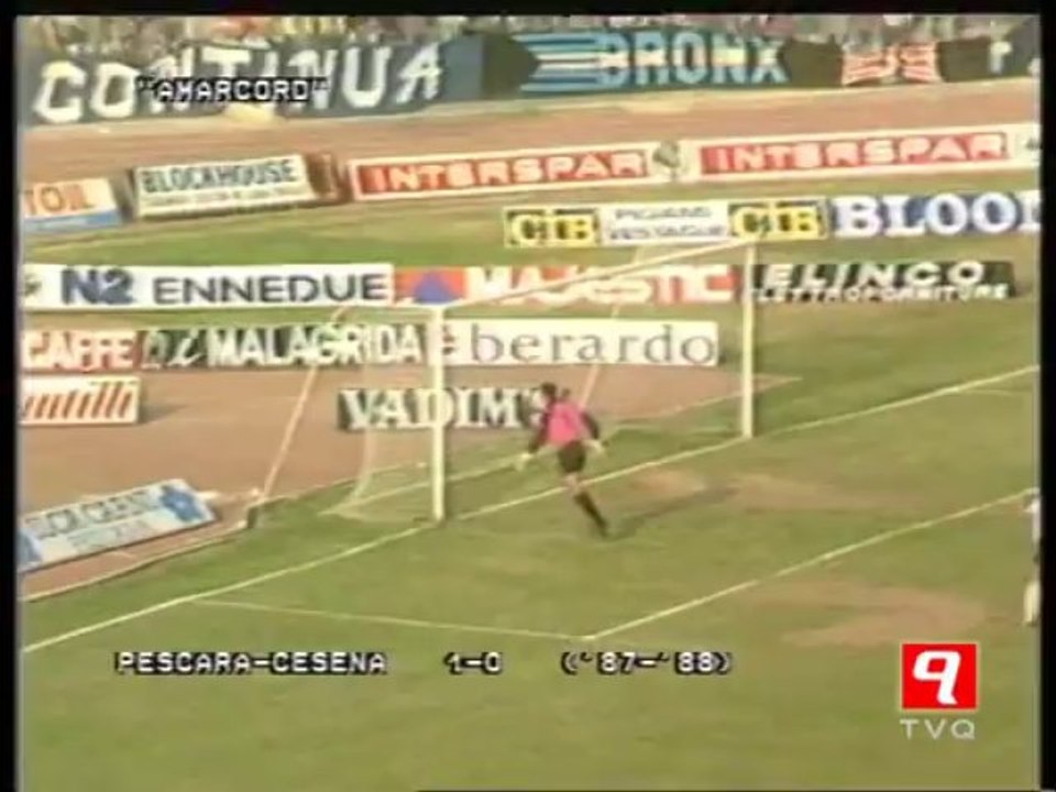 Pescara 1-0 Cesena Serie A 1987-88