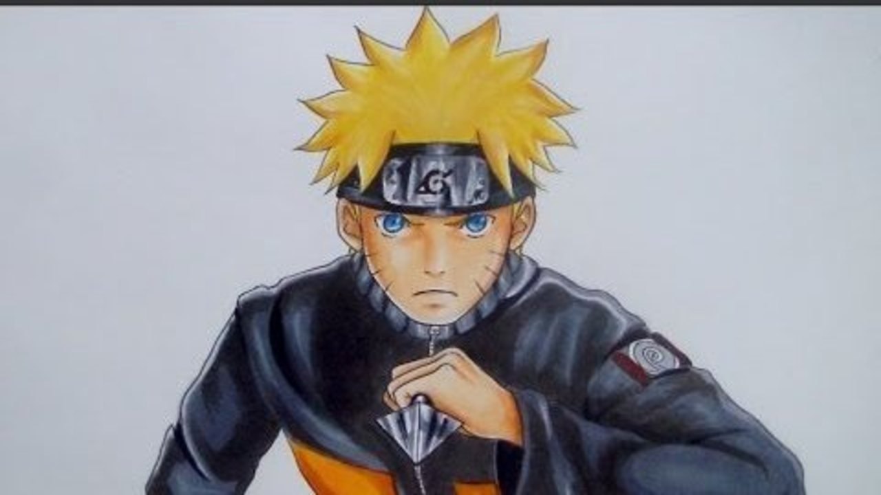 CÓMO DIBUJAR A NARUTO SHIPPUDEN