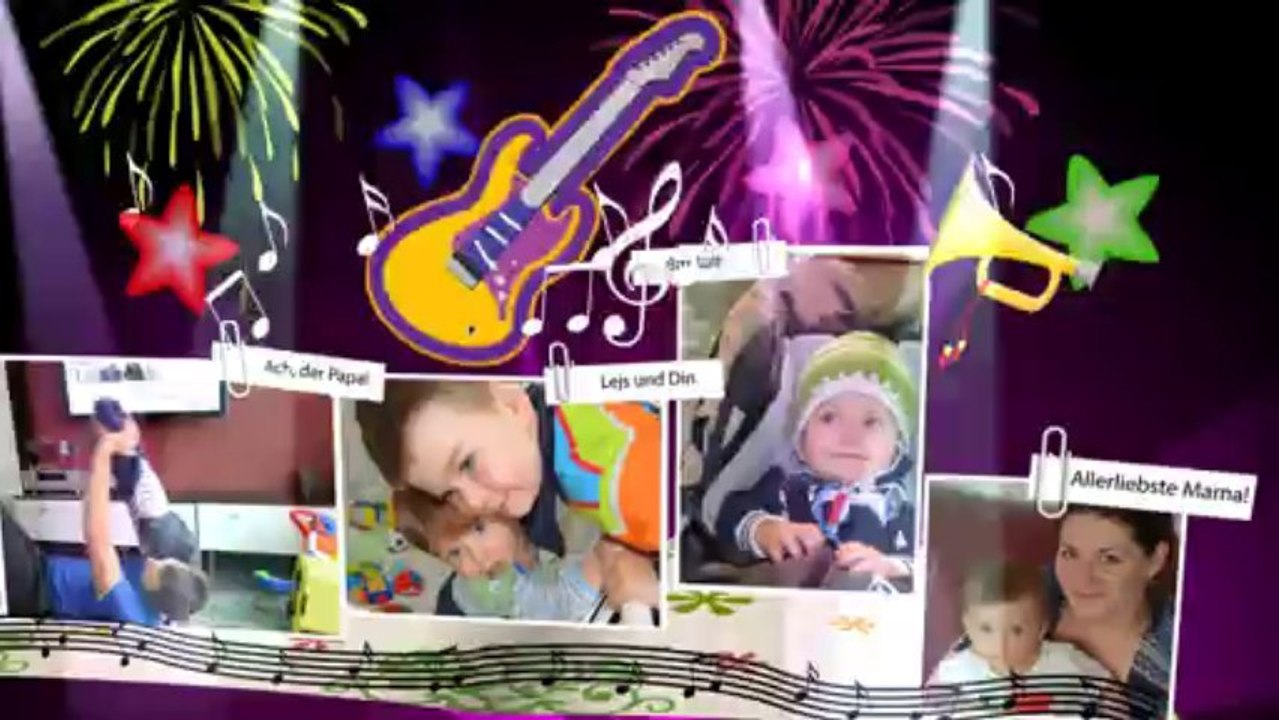 Din's erster Geburtstag