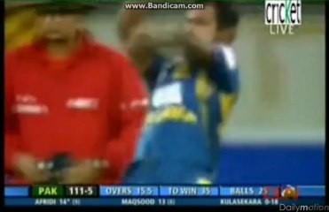 AFRIDI'S Six For VICTORY AGAINST SRI LANKA