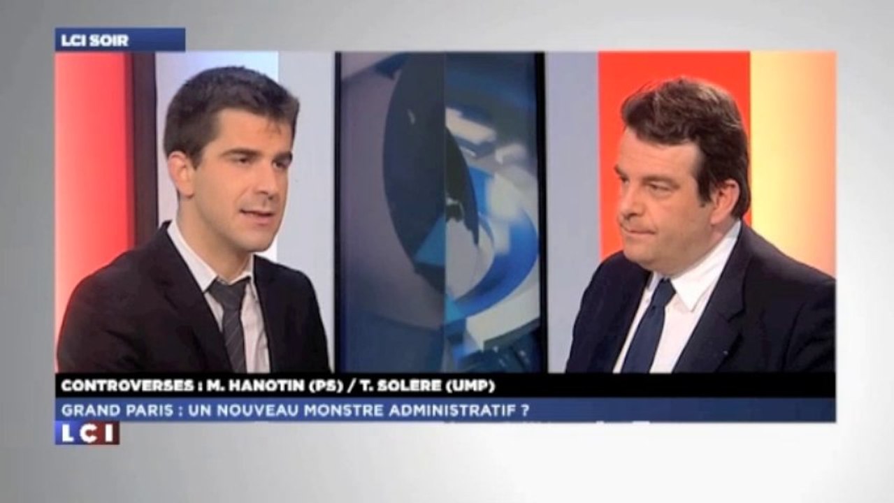Grand Paris : Thierry Solère débat avec Mathieu Hanotin