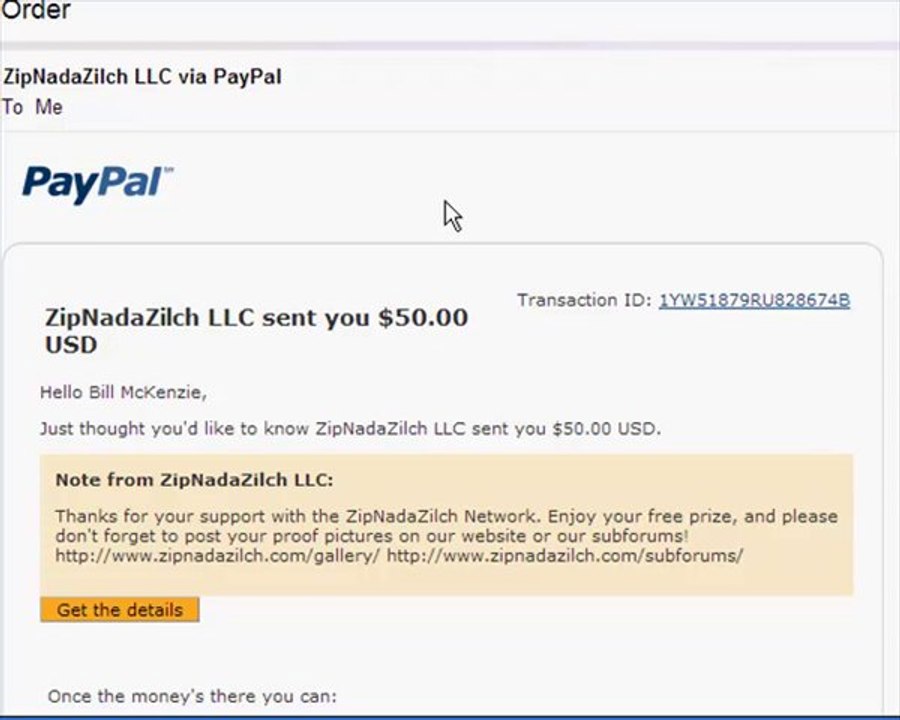 ZNZ Zip Nada Zilch Proof Video