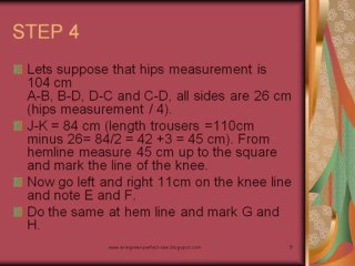 HOW TO MAKE A PERFECT FIT PANTS