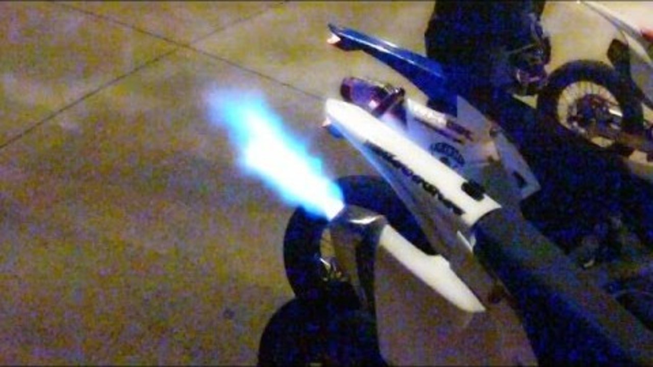 WR450 FLAME THROWERS