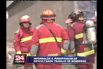 VIDEO: gigantesco incendio generó pánico y descontrol en La Victoria (3/3)