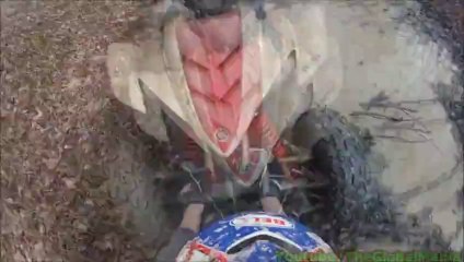 Dirtbike Fail; Dude Falls Off His Bike Into A Puddle!
