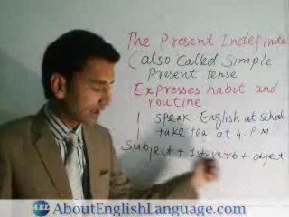 Present simple/ indefinite tense