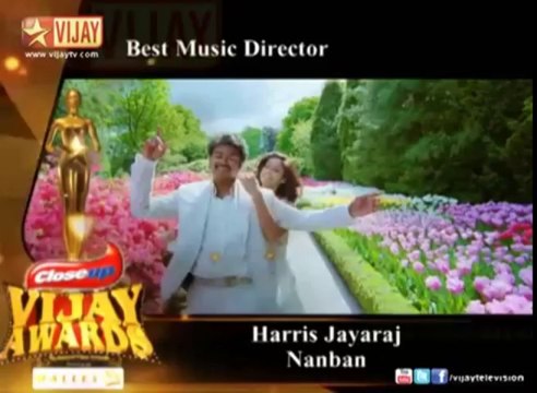 Music composer D.Imman won the best Music Director award in Vijay awards 2013.