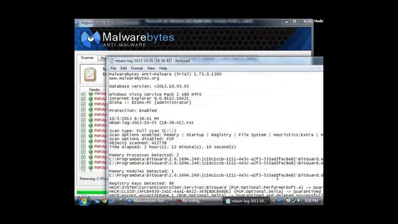 How to remove CYBER COMMAND OF CALIFORNIA VIRUS manually, Virus removal Guide