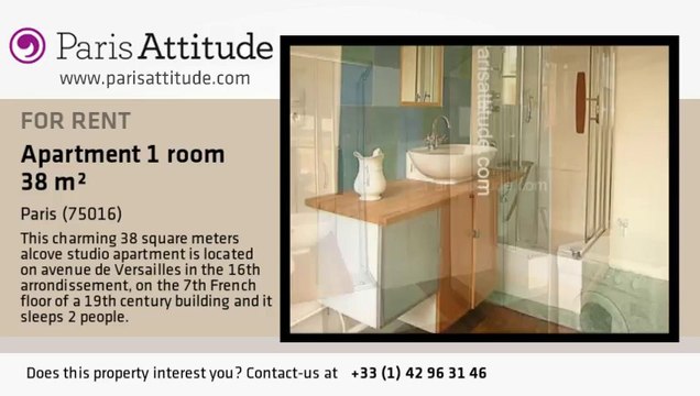 Alcove Studio Apartment for rent - Maison de la Radio, Paris - Ref. 1719