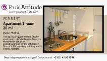 Studio Apartment for rent - Convention, Paris - Ref. 2183