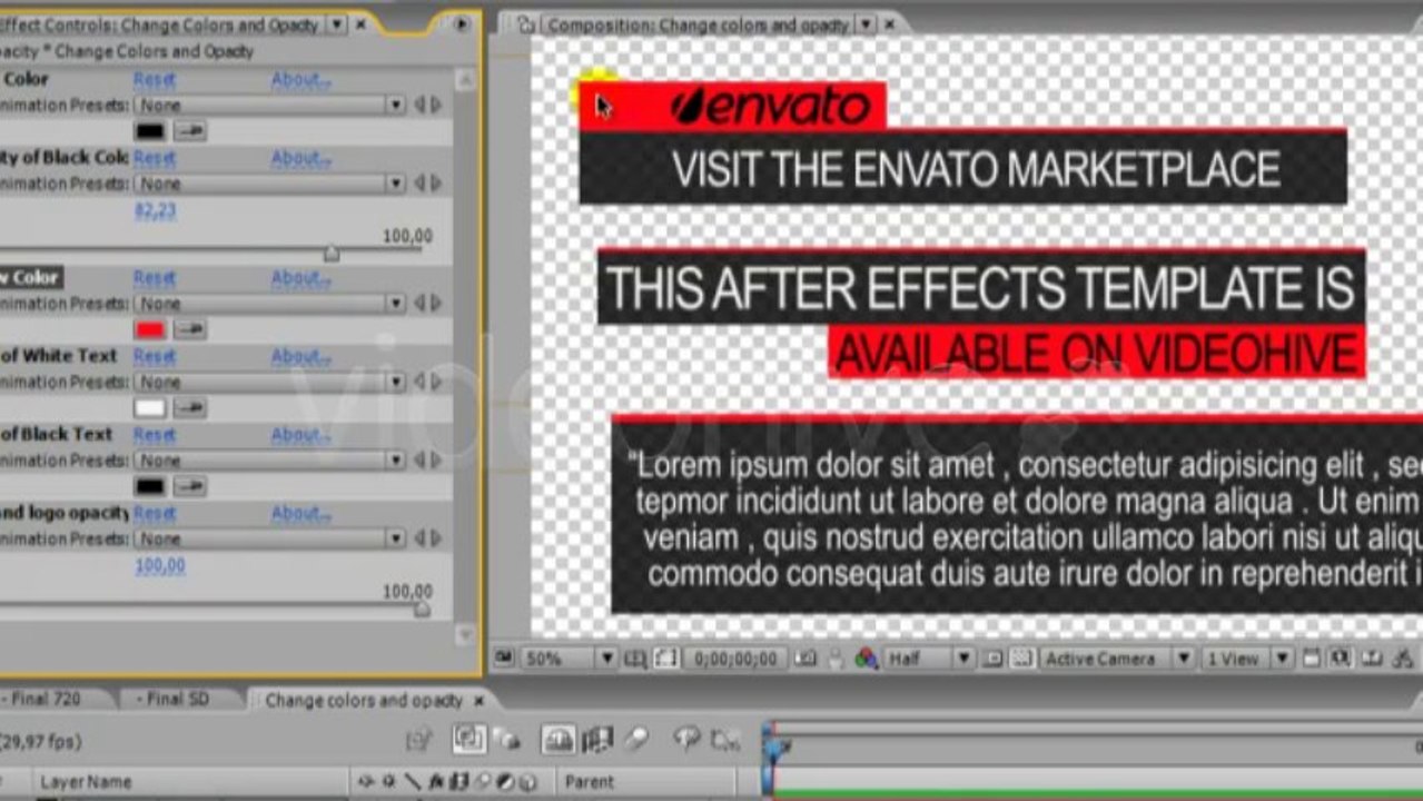 lower thirds templates - after effects templates - Clean And Simple Lower Thirds