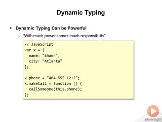 5. Dynamic Typing