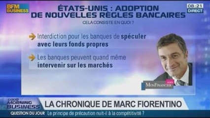 Marc Fiorentino: USA: C'est peut -être le début d'une vrai révolution bancaire - 11/12