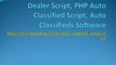 Auto Classified Script, Car Dealer Script, PHP Auto Classified Script, Auto Classifieds Software