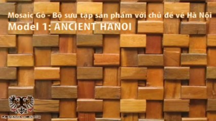 GẠCH MOSAIC GỖ CHO KHÔNG GIAN NỌI THẤT SANG TRỌNG