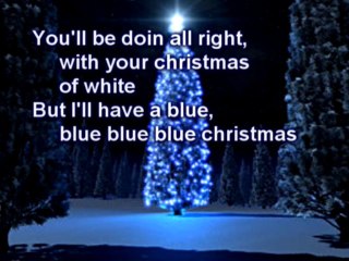 Xmas Songs Video - Blue Christmas