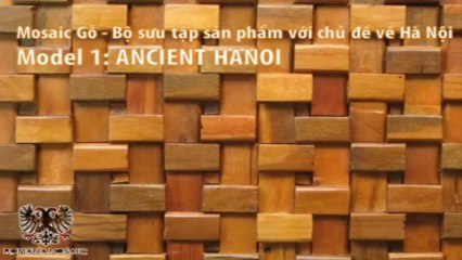 GẠCH MOSAIC GỖ CHO KHÔNG GIAN NỌI THẤT SANG TRỌNG