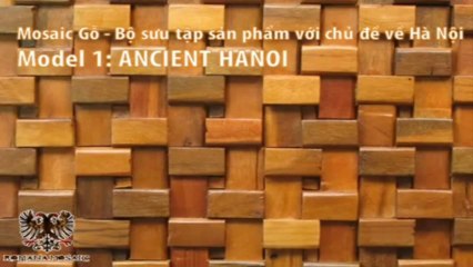 GẠCH MOSAIC GỖ CHO KHÔNG GIAN NỌI THẤT SANG TRỌNG
