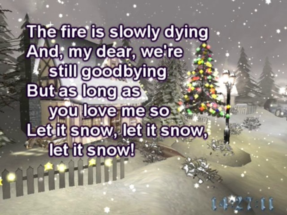 Xmas Songs Video - Let It Snow