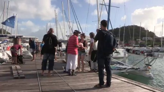 Arrivée Yvan Bourgnon en Martinique