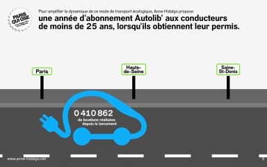 [INFOGRAPHIE] Anne Hidalgo veut amplifier la dynamique d'Autolib'