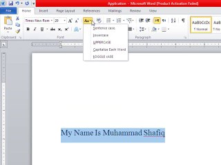 MS word learning in urdu hindi 2010
