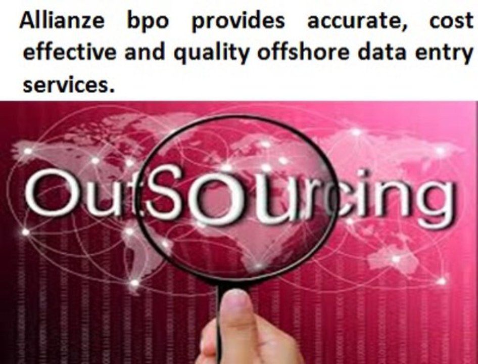 Outsource data entry services