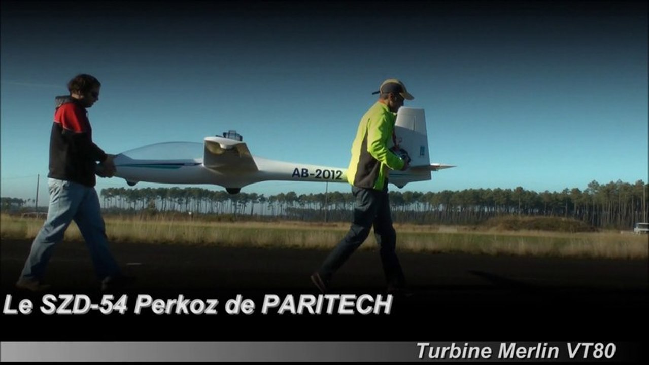 Le SZD-54 Perkoz de PARITECH et turbine Merlin VT80
