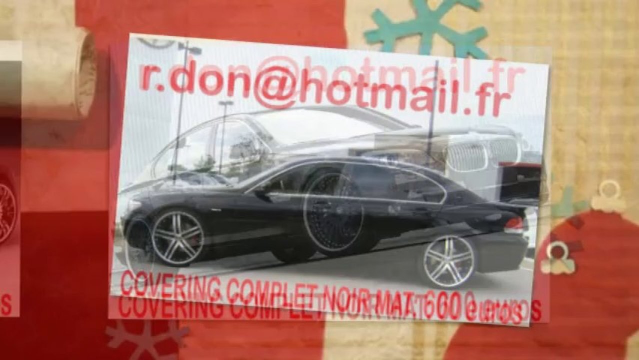 BMW Serie 7 noir mat, BMW Serie 7 noir mat, BMW noir mat, BMW Serie 7 Covering noir mat, BMW Serie 7 peinture noir mat, BMW Serie 7 noir mat