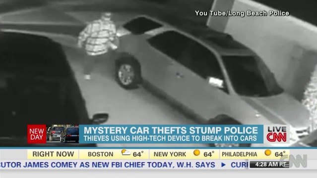 New technology to steal a car - See how car thieves are getting in