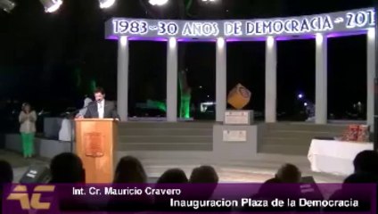 Inauguracion Plaza de la Democracia